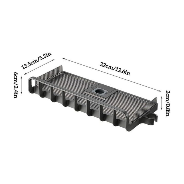 Seifenhalter für Duschstange verstellbar