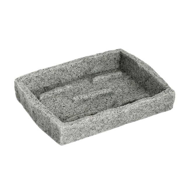Seifenschale in grauer Granit-Optik