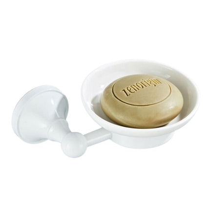 Seifenhalter aus Messing und Keramik