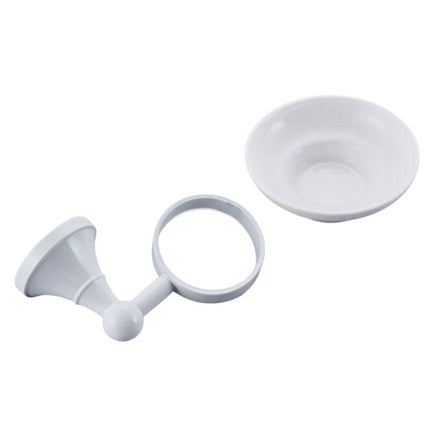 Seifenhalter aus Messing und Keramik