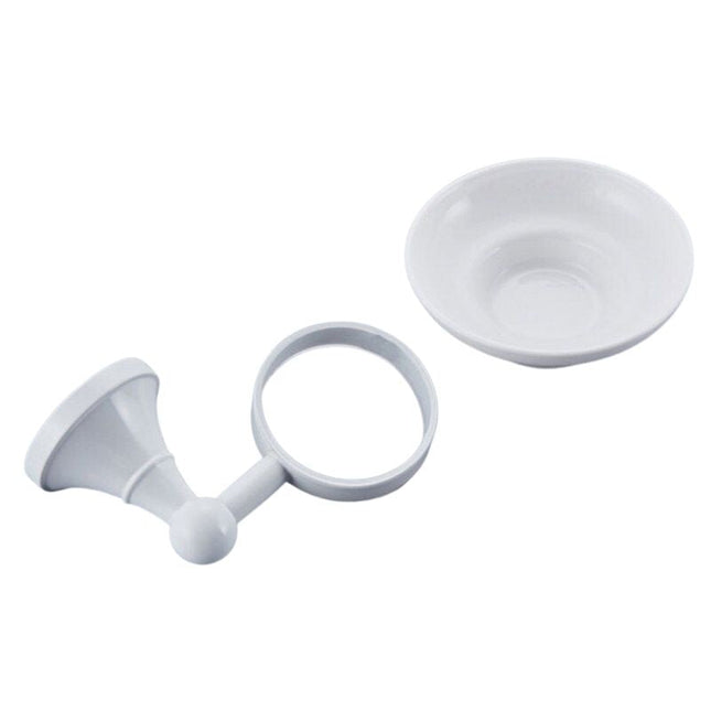 Seifenhalter aus Messing und Keramik