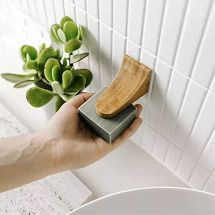 Magnetischer Seifenhalter aus Holz