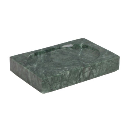 Seifenablage aus grünem Naturmarmor Bad