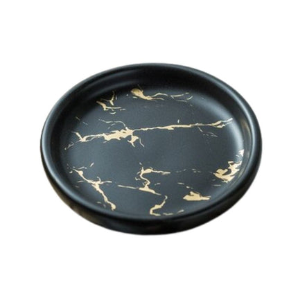 Runde Seifenablage in edler Marmoroptik