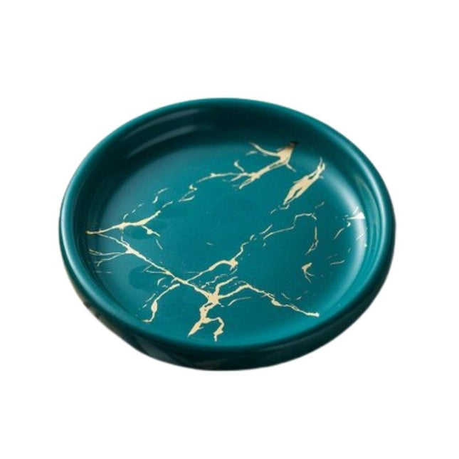 Runde Seifenablage in edler Marmoroptik