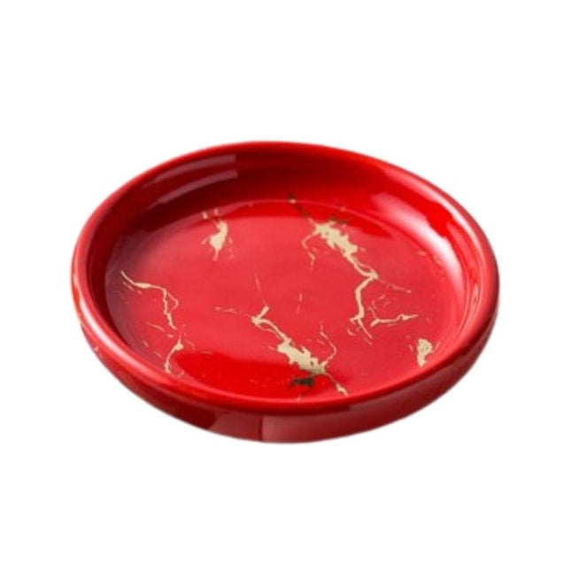 Runde Seifenablage in edler Marmoroptik