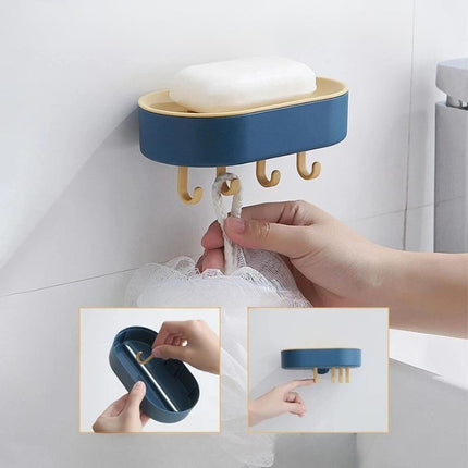 Seifenablage für Wand mit Haken