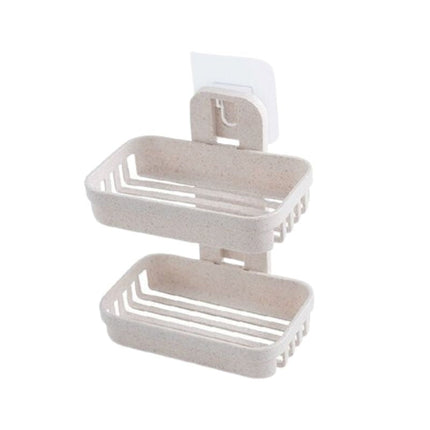 Doppel-Seifenhalter für Wand ohne Bohren