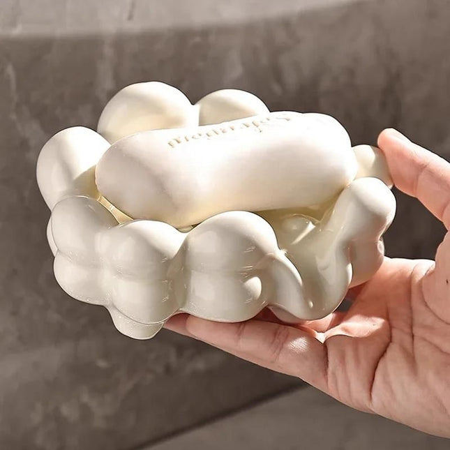 Keramik Seifenschale in Wolken-Design