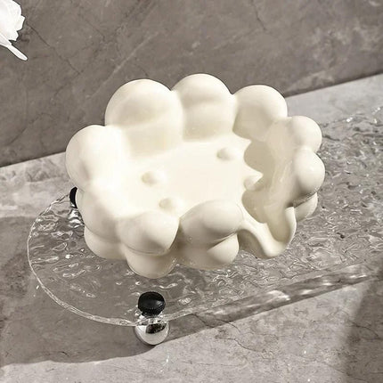 Keramik Seifenschale in Wolken-Design