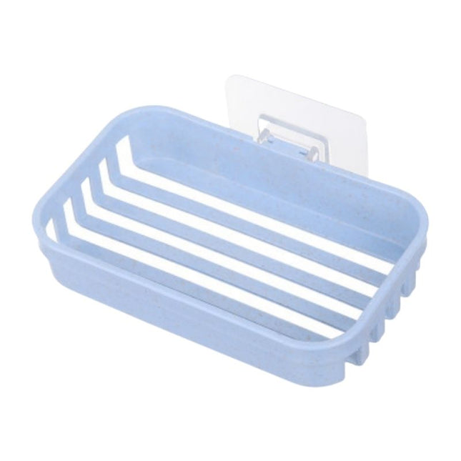 Selbstklebender Duschkorb als Seifenablage