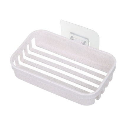 Selbstklebender Duschkorb als Seifenablage