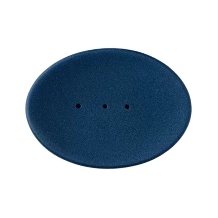 Ovale Keramik-Seifenschale mit Löchern