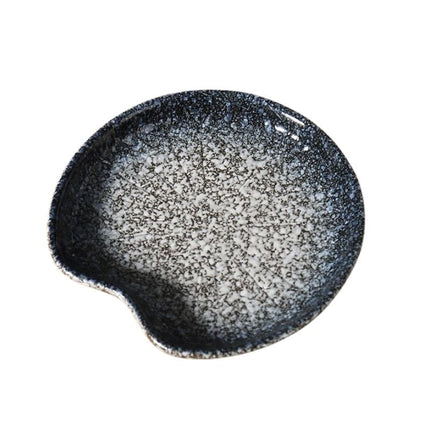 Gespränkelte Keramik Seifenschale Seerose