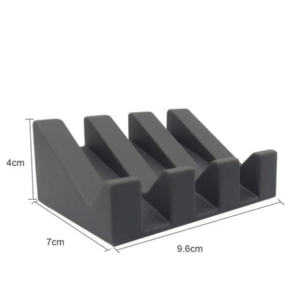 Rutschfeste Seifenablage aus Silikon Design