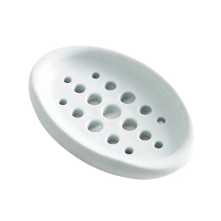 Ovale Seifenablage aus Silikon rutschfest
