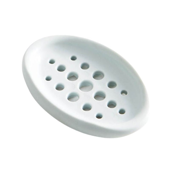 Ovale Seifenablage aus Silikon rutschfest