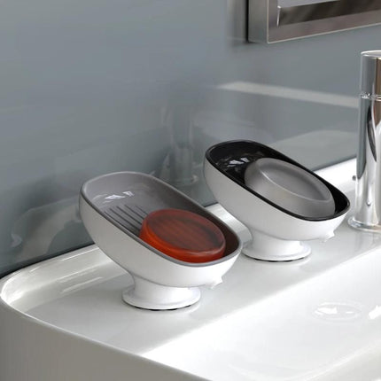 Seifenschale mit Saugnapf für Waschbecken