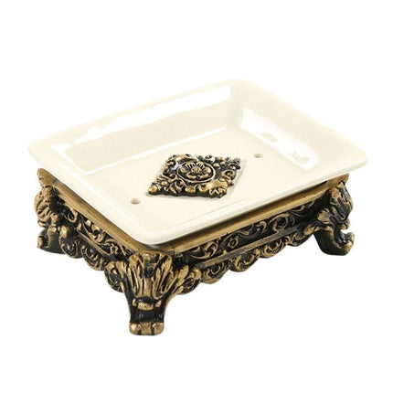 Vintage Seifenschale aus Kunstharz