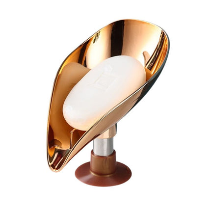 Design Seifenschale mit Saugnapf Gold