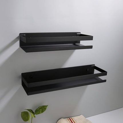 Schwarzes Design Duschregal für Badezimmer
