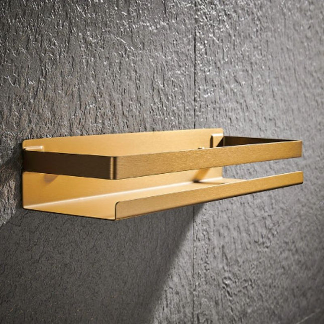 Goldenes Design Duschregal zur Wandmontage