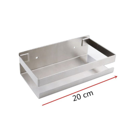 Modernes Duschregal aus Edelstahl 20cm